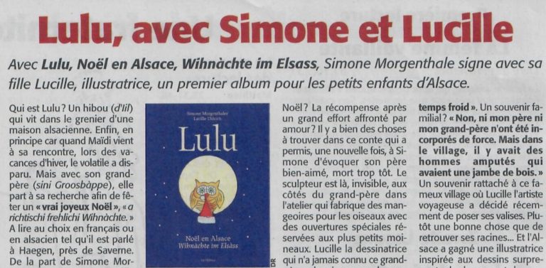 Lulu article Ami Hebdo bandeau