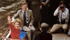 Gilbert Hadey et Nancy Reagan mars 1989