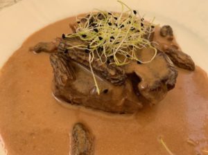 pavé veau ou boeuf morilles